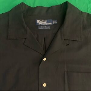 RL POLO SS Silk/Cotton Camp Shirt